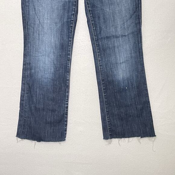 AG Jeans Womens 27 Jessie Curvy Cropped Bootcut Raw Hem 29x26 Low Rise - Picture 4 of 11